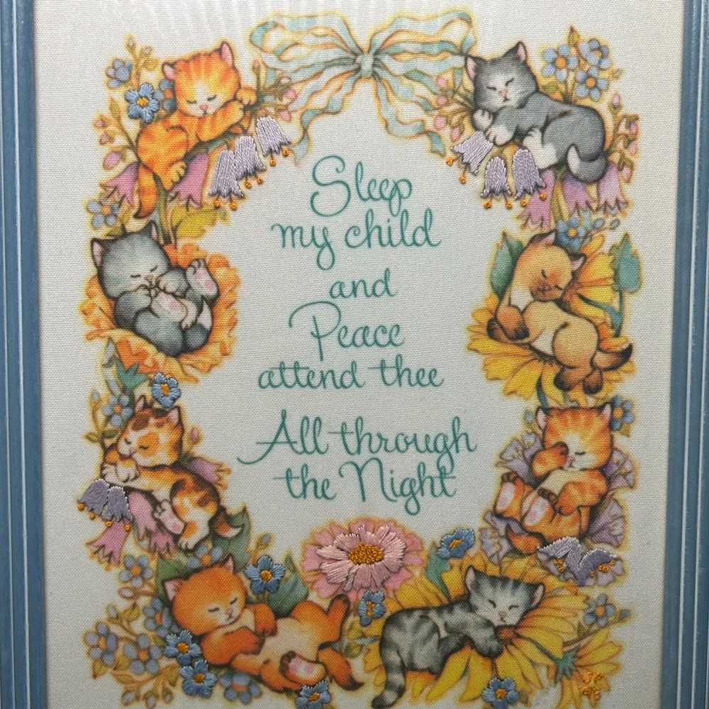 VTG CREATIVE CIRCLE KIT All Through the Night Embroidery